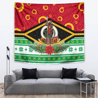 Vanuatu Christmas Tapestry Santa God Yumi LT05 - Polynesian Pride