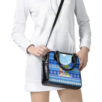 Fiji Christmas Shoulder Handbag Santa Claus Surf Marau Na Kerisimasi LT05 - Polynesian Pride