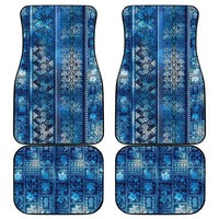 Hawaii Makahiki Turtle Car Mats Galaxy Tapa Pattern - Polynesian Pride