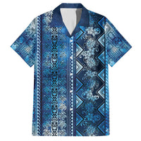 Hawaii Makahiki Turtle Family Matching Puletasi and Hawaiian Shirt Galaxy Tapa Pattern - Polynesian Pride