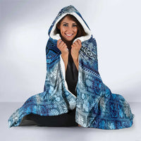Hawaii Makahiki Turtle Hooded Blanket Galaxy Tapa Pattern - Polynesian Pride