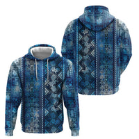 Hawaii Makahiki Turtle Hoodie Galaxy Tapa Pattern - Polynesian Pride