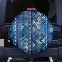 Hawaii Makahiki Turtle Spare Tire Cover Galaxy Tapa Pattern - Polynesian Pride
