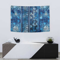 Hawaii Makahiki Turtle Tapestry Galaxy Tapa Pattern - Polynesian Pride