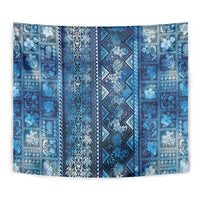 Hawaii Makahiki Turtle Tapestry Galaxy Tapa Pattern - Polynesian Pride