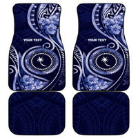 FSM Chuuk Car Mats Ocean Floral Pattern