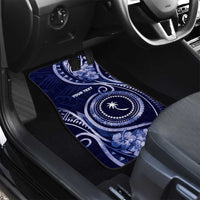 FSM Chuuk Car Mats Ocean Floral Pattern