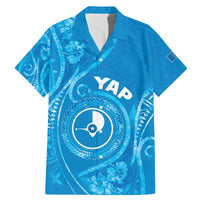 Personalised FSM Yap Family Matching Mermaid Dress and Hawaiian Shirt Ocean Floral Pattern