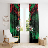 New Zealand ANZAC Day Window Curtain Aotearoa Hei Tiki