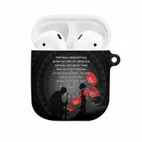 Cook Islands ANZAC Day AirPods Case Soldier Silhouette Remembrance