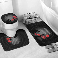 Cook Islands ANZAC Day Bathroom Set Soldier Silhouette Remembrance