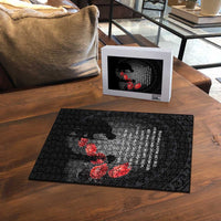 Cook Islands ANZAC Day Puzzle Soldier Silhouette Remembrance