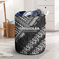 Hawaii Papakolea Born And Raised Laundry Basket Hawaiian Tribal Pattern