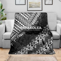 Hawaii Papakolea Born And Raised Blanket Hawaiian Tribal Pattern