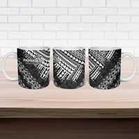 Hawaii Papakolea Born And Raised Ceramic Mug Hawaiian Tribal Pattern