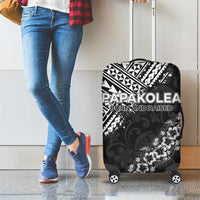 Hawaii Papakolea Born And Raised Luggage Cover Hawaiian Tribal Pattern
