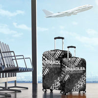 Hawaii Papakolea Born And Raised Luggage Cover Hawaiian Tribal Pattern