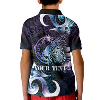 Personalised Polynesia Suicide Prevention Awareness Kid Polo Shirt No Story Should End Too Soon