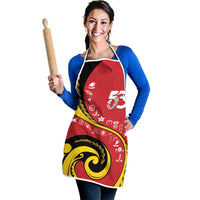 Papua New Guinea Independence Apron Special Style Red Version LT05 Red - Polynesian Pride