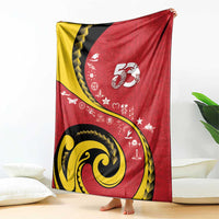Papua New Guinea Independence Blanket Special Style Red Version LT05 - Polynesian Pride