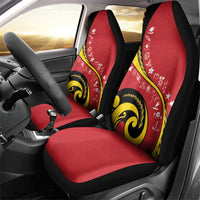 Papua New Guinea Independence Car Seat Cover Special Style Red Version LT05 - Polynesian Pride