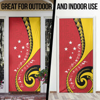 Papua New Guinea 50th Independence Anniversary Door Cover Special Style Red Version - Polynesian Pride