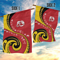 Papua New Guinea 50th Independence Anniversary Garden Flag Special Style Red Version - Polynesian Pride