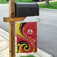 Papua New Guinea 50th Independence Anniversary Garden Flag Special Style Red Version - Polynesian Pride