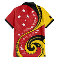 Papua New Guinea 50th Independence Anniversary Hawaiian Shirt Special Style Red Version - Polynesian Pride