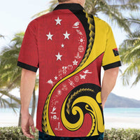 Papua New Guinea 50th Independence Anniversary Hawaiian Shirt Special Style Red Version - Polynesian Pride