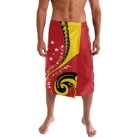 Papua New Guinea Independence Lavalava Special Style Red Version LT05 Red - Polynesian Pride