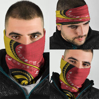 Papua New Guinea Independence Neck Gaiter Special Style Red Version LT05 - Polynesian Pride