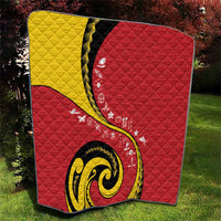 Papua New Guinea Independence Quilt Special Style Red Version LT05 - Polynesian Pride