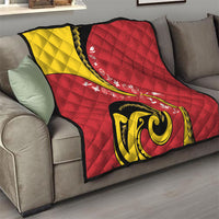 Papua New Guinea Independence Quilt Special Style Red Version LT05 - Polynesian Pride