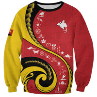 Papua New Guinea Independence Sweatshirt Special Style Red Version LT05 Unisex Red - Polynesian Pride