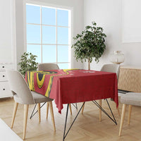Papua New Guinea Independence Tablecloth Special Style Red Version LT05 - Polynesian Pride