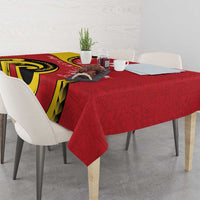 Papua New Guinea Independence Tablecloth Special Style Red Version LT05 - Polynesian Pride