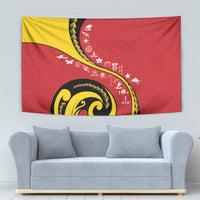Papua New Guinea Independence Tapestry Special Style Red Version LT05 - Polynesian Pride