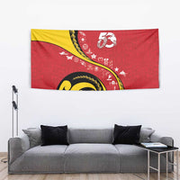Papua New Guinea Independence Tapestry Special Style Red Version LT05 - Polynesian Pride