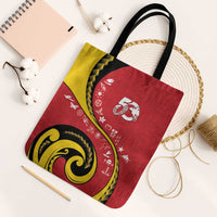 Papua New Guinea 50th Independence Anniversary Tote Bag Special Style Red Version - Polynesian Pride
