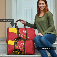 Papua New Guinea Independence Travel Bag Special Style Red Version LT05 - Polynesian Pride