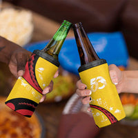 Papua New Guinea Independence 4 in 1 Can Cooler Tumbler Special Style Yellow Version LT05 - Polynesian Pride