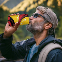 Papua New Guinea 50th Independence Anniversary 4 in 1 Can Cooler Tumbler Special Style Yellow Version - Polynesian Pride