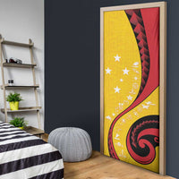 Papua New Guinea Independence Door Cover Special Style Yellow Version LT05 - Polynesian Pride