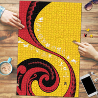 Papua New Guinea Independence Puzzle Special Style Yellow Version LT05 Yellow - Polynesian Pride