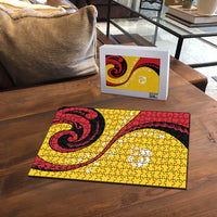 Papua New Guinea 50th Independence Anniversary Puzzle Special Style Yellow Version - Polynesian Pride