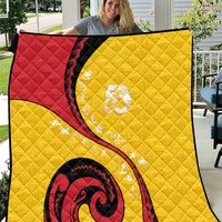 Papua New Guinea Independence Quilt Special Style Yellow Version LT05 Yellow - Polynesian Pride