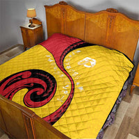 Papua New Guinea Independence Quilt Special Style Yellow Version LT05 - Polynesian Pride