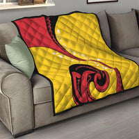 Papua New Guinea Independence Quilt Special Style Yellow Version LT05 - Polynesian Pride