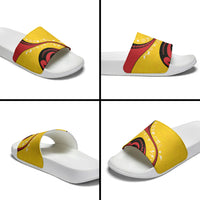 Papua New Guinea Independence Slide Sandals Special Style Yellow Version LT05 - Polynesian Pride